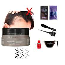 Exclusivo! Máscara Encorpax Prohall Encorpar o Cabelo + Cumbuca/Espátula/Pincel/Sachê/Óleo7ml - Traje formal - Visão 2
