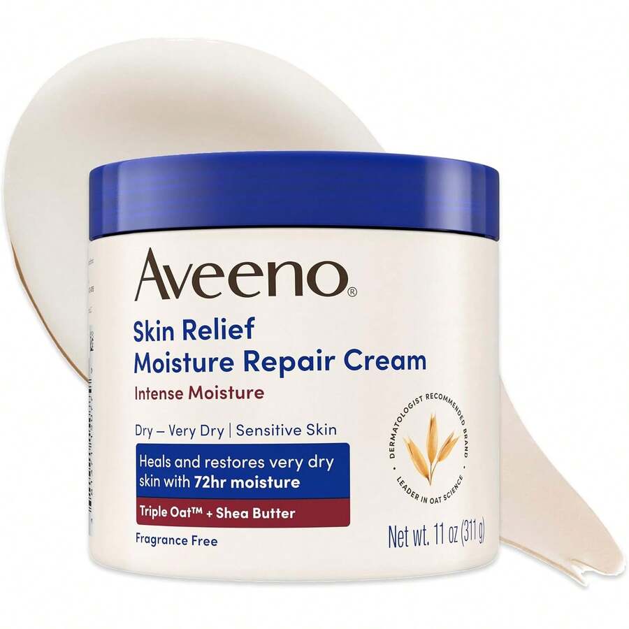 Aveeno Skin Relief Intense Moisture Repair Body Cream With Triple Oat ...