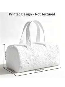 1pc Turtle Print Luggage Bag, Lightweight Large Capacity Weekend Bag, Ocean Wave And Starfish Pattern Tote Bag, Easy To Carry, Suitable For Sports, Fitness, Beach Travel, Vacation, Outdoor Activities And Daily Use, Storage, Travel Bag, Beach Bag, Travel Essential,Back To School - View 5