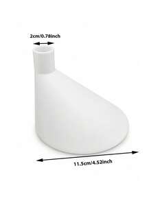 1pc Car Eccentric Fuel Funnel, Automotive Oil Funnel, Creative Large-Aperture Eccentric Design, Funnel Transfer Tool, Automotive Repair Tool, Souvenir For Car Repair Enthusiasts, The Perfect Gift - A - View 6