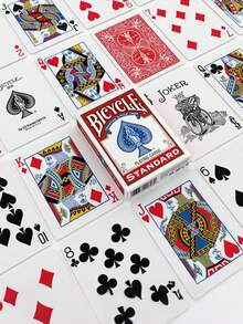 Standard Rider Back Playing Cards For Adult Men Players At Blackjack Euchre Canasta Card Game For Holiday Parties Family Game Nights For Travel Flight Business Camping Outdoor Beach Vacation Back To School Dorm Cruise Travel Essentials - Multicolor - View 8
