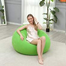 Sofa Bean Bag Tiup Lembut Warna Solid, Kursi Santai Lipat Portabel yang Nyaman, Cocok untuk Dewasa dan Keluarga, Penggunaan di Dalam dan Luar Ruangan, Berkemah, dan Musim Panas - Berbagai gaya - View 17