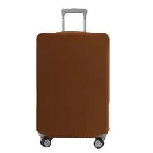 1pc Luggage Dust Cover Trolley Case Protective Cover Solid Color Travel Case Dust Cover Thickened Elastic Trolley Cover Wear Resistant, Luggage Cover - Multicolor - View 23