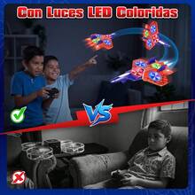 Drone Airplane Remote Control Toy For Kids With 360° Stunts And LED Lights - 1 - View 6