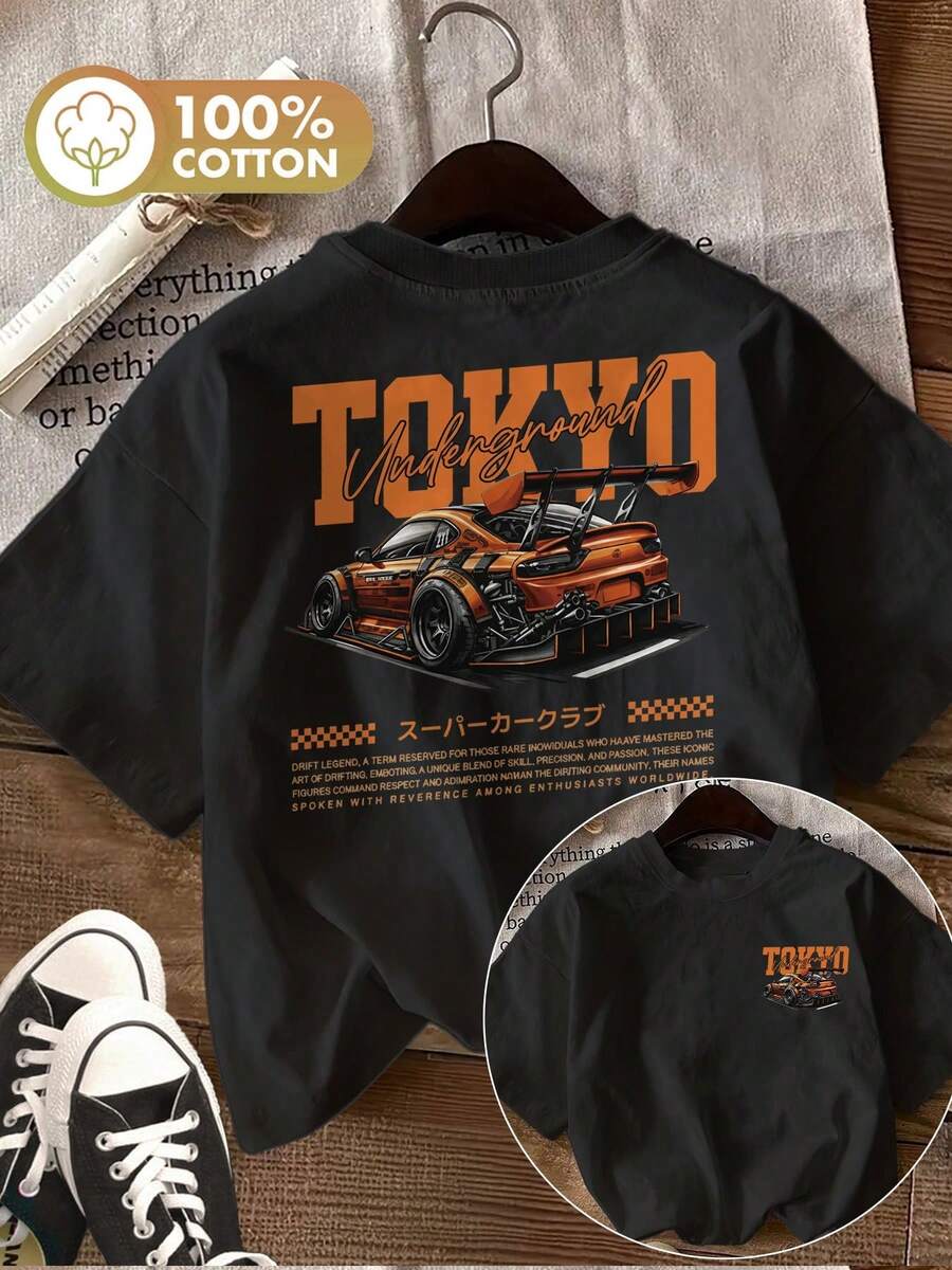 Camisetas de Tallas grandes - Negro - Ver 1