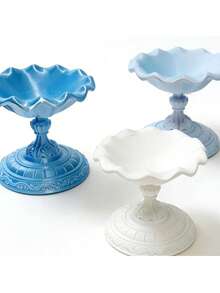 PLA Material European Vintage Embossed High-Foot Hot Spring Ornament - 1PC - View 1