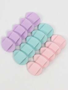 15/30/60pcs Mini Air Cushion Sponges, Including Air Cushion, Latex-Free Blended Sponge And Makeup Sponge, Suitable For Liquid Foundation, Powder And Concealer. Affordable Goodies, Gifts, Women's Gifts, Christmas Gifts, Lucky Draw, Travel, Affordable Goodies, Travel Essentials - Multicolor - View 10