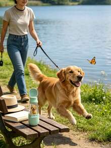 Personalized Custom Pet Dog Water Cup, Portable Pet Travel Cup, Dog Water Bottle, Cat Water Bottle, Travel Water Cup, Suitable For Small Dogs, Outdoor Walking Drinking Supplies - Multicolor - View 3