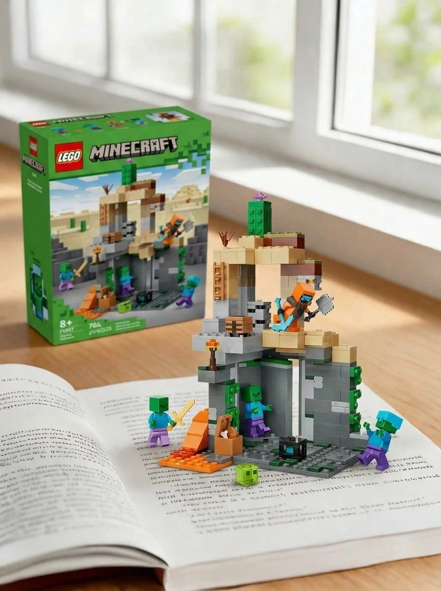 LEGO Minecraft® Zombie Dungeon Kids 8Years+ 21587 - Multicolor - View 1