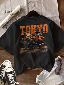 Camisetas de Tallas grandes - Negro - Ver 2