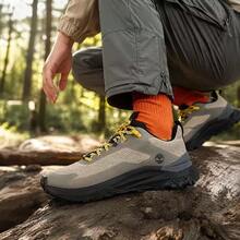 Timberland New Men's Outdoor Hiking Lightweight Anti-Slip Wear-Resistant Breathable Sports Casual Hiking Climbing Shoes - Light Gray-green/brown - View 4