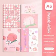 1Pc A5 Cute Cartoon Lined Notebook, Sewn Binding Thick Eye-Protection Paper, Kawaii Capybara Rabbit Design Writing Notepad For Students School Stationery - A5 lined - View 15
