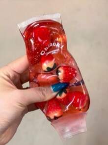 1個 4色水果牙膏管擠壓玩具，減壓透明擠壓球，材質無味，觸感柔軟 Q 彈，便攜式課堂減壓玩具，生日禮物、理想驚喜禮物、節日禮物 - 彩色 - 查看 9