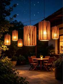 6Pcs Vintage Foldable Hanging Paper Lanterns, Paper Lanterns Party Decorations, Lightweight Decor For Autumn Fall, Outdoor Camping, Baby Shower, Birthday, Wedding, Classroom & Home Wall Festival Decor - View 2