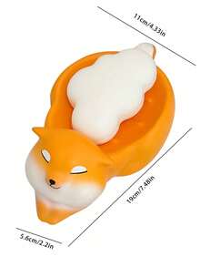 1 pieza Jabonera con forma de perro Corgi lindo con diseño de drenaje, estante de almacenamiento de baño creativo con forma de perro - Jabonera Corgi - Ver 11