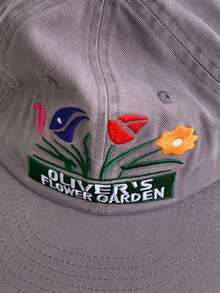 1pc American Brand Color Block Flat Brim Hip Hop Baseball Cap For Women, Personalized Versatile Soft Crown Peaked Hat, Street Dance Embroidered Flower Design, Face-Slimming Flat Brim Baseball Cap For Women, Niche Designer Street Fashion Versatile Hip Hop - Multicolor - View 8