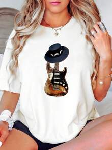 Women T-Shirts - 白色 - 查看 1