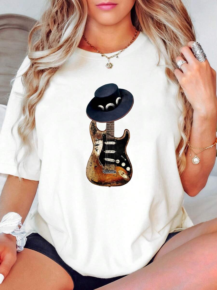 Women T-Shirts - 白色 - 查看 1