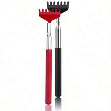 1pc Portable Retractable Metal Stainless Steel Back Scratcher, Practical Party Gift, Suitable For Adults, Elderly, Pets, Gua Sha Massage Tool - Multicolor - View 8