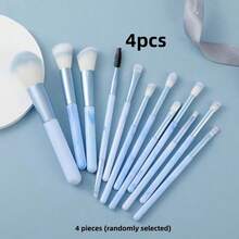 1 Set Kuas Makeup Profesional, Kuas Bedak, Kuas Perona Pipi, Kuas Eyeshadow, Kuas Bulu Mata, Kuas Makeup Wajah Multifungsi, Alat Kecantikan - MultiWarna - View 12