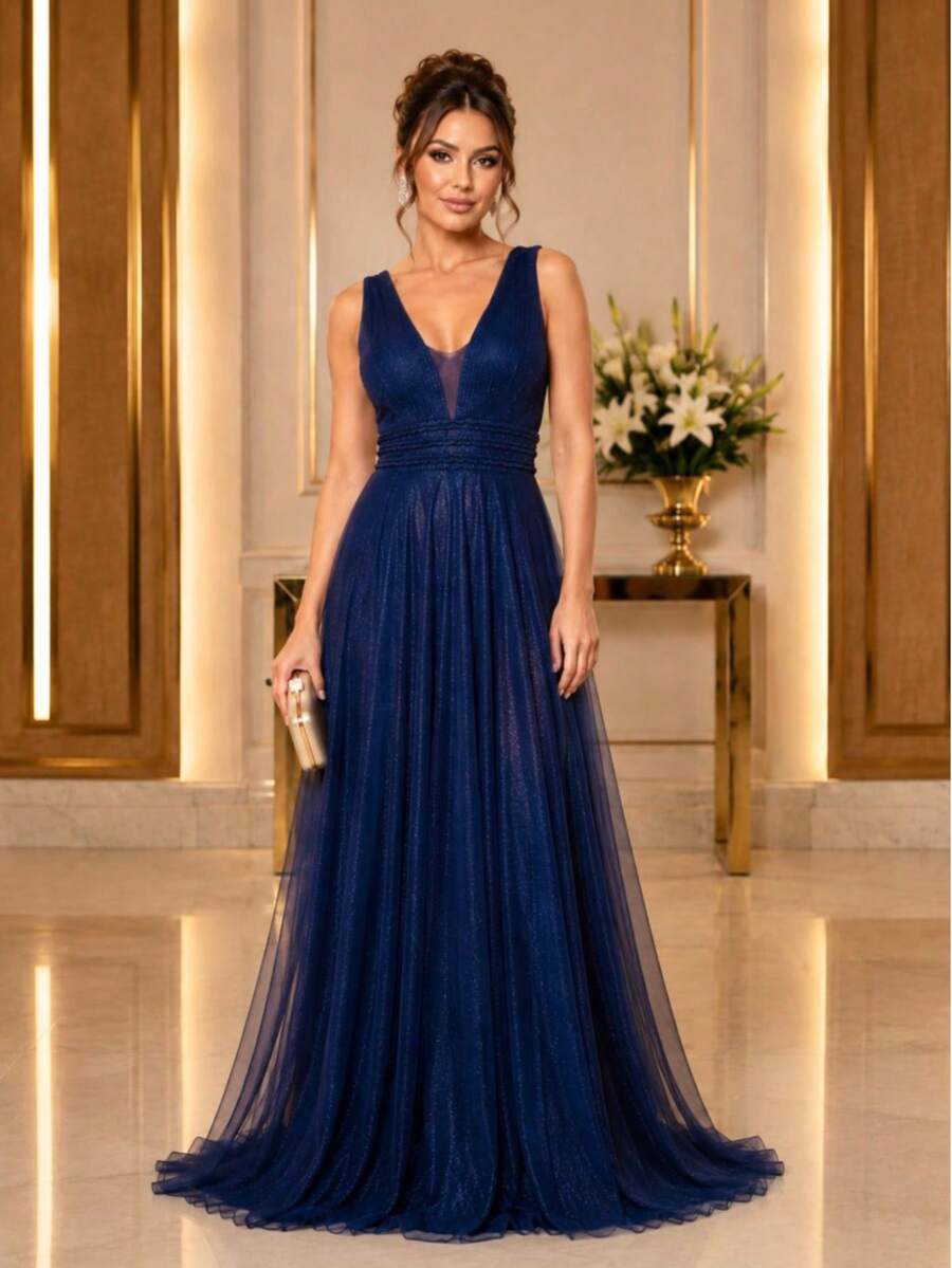 Women Dresses - 藍色 - 查看 1