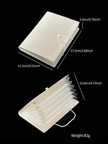 Nail Art Stamping Plate Storage Book, Foldable Dust-Proof Scratch-Resistant Storage Binder, Makeup Nail Sticker Organizer, Storage Display Card Album - Multicolor - View 8