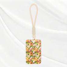 1pc Vintage Floral Pattern Card Holder With Short Wrist Strap Lanyard, Anti-Loss Student ID Card Protector, Cute Keychain Lanyard For Bus Card, Access Pass, Work Name Tag, Women's Gift - Multicolor - View 14