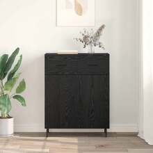 Villeneuve Buffet, Black Oak, 69.5 X 34 X 90 Cm, Engineered Wood - Black - View 4