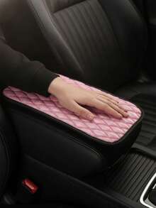 Coussin d'accoudoir central universel pour voiture - Protecteur de console centrale doux & durable, décoration intérieure confortable, convient à la plupart des modèles de voiture (1 pièce) - A - Voir 2