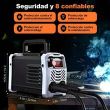 Glimall MMA-300 Mini Portable Welding Machine With Accessories, Black - US A Type Plug(110-127V) - View 4