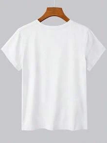 Women T-Shirts - 白色 - 查看 5