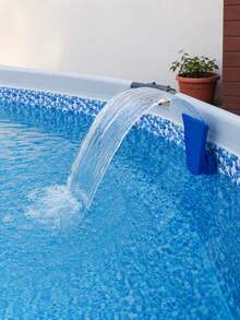 Pool Outlet Fountain Waterfall Jet 81*2.5MM Universal Threaded Interface Easy Installation Direct Mount On Intex Wide Mouth Smooth Water Flow Durable Multi-Color Options Suitable For Home Backyard Above Ground Frame Inflatable Pool Summer Water Party Landscape Upgrade Accessory Single Pack - B - View 3