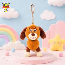 Disney Toy Story 5 Lily Pond 系列毛絨鑰匙圈，彈簧狗、獅子、河馬、青蛙、對講機，背包掛飾、車鑰匙吊飾，可愛療癒便攜配件，學生小眾禮物，卡通周邊，桌面迷你擺飾，適合家人、女友、好友的節日禮物 - 彩色 - 查看 6
