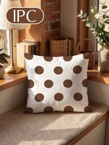 1/2pcs Polka Dot Print Pillowcase (Pillow Insert Not Included), Single-Sided Print, Soft And Breathable, Anti-Pilling, Skin-Friendly And Durable, 45*45/50*50/40*40CM, Home Decor, Suitable For All Seasons, Machine Washable, OEKO-TEX Certified - Multicolor - View 17