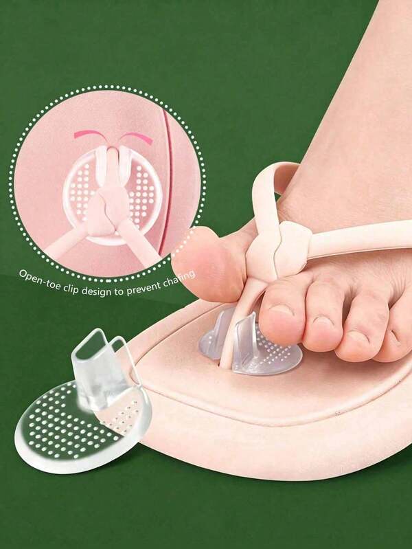 4/2/1 pezzi Cuscinetti in gomma morbida per le dita dei piedi, progettati per proteggere le dita, adatti per infradito, antiscivolo, ammortizzanti e resistenti all'usura, riducono efficacemente l'attrito, lavabili e riutilizzabili, adatti per infradito, pantofole e calzature simili