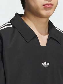 Adidas Originals 男士 RUGBY POLO 針織領長袖 TKF9602 - 黑色 - 查看 4