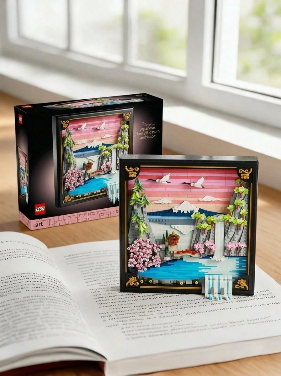 LEGO Art Japanese Cherry Blossom Landscape Kids 18Years+ 31218 - Multicolor - View 1