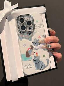 Ins Vintage Artistic Angel Phone Case Compatible With Apple 17 Pro Max/17 Pro/17 Air/17/16 Pro Max/15 Pro Max/ 14 Pro/13 Pro With Built-In Lens Film/15 Pro/12/14 Pro Max/15/16 Plus - Multicolor - View 3