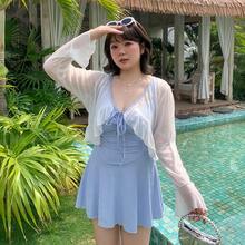 Plus Size Bikini Sets - Blue - View 4