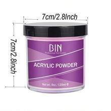 120ML/4oz Large Capacity Nail Crystal Powder, Easy To Use Multi-Purpose Nail Art Carving And Extension Crystal Powder - Multicolor - View 3