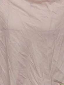 女款優雅V領長袖素色洋裝，適合春秋穿著，收腰繫帶設計，梭織無彈力面料，扭結細節，粉紅色 - 粉色 - 查看 11