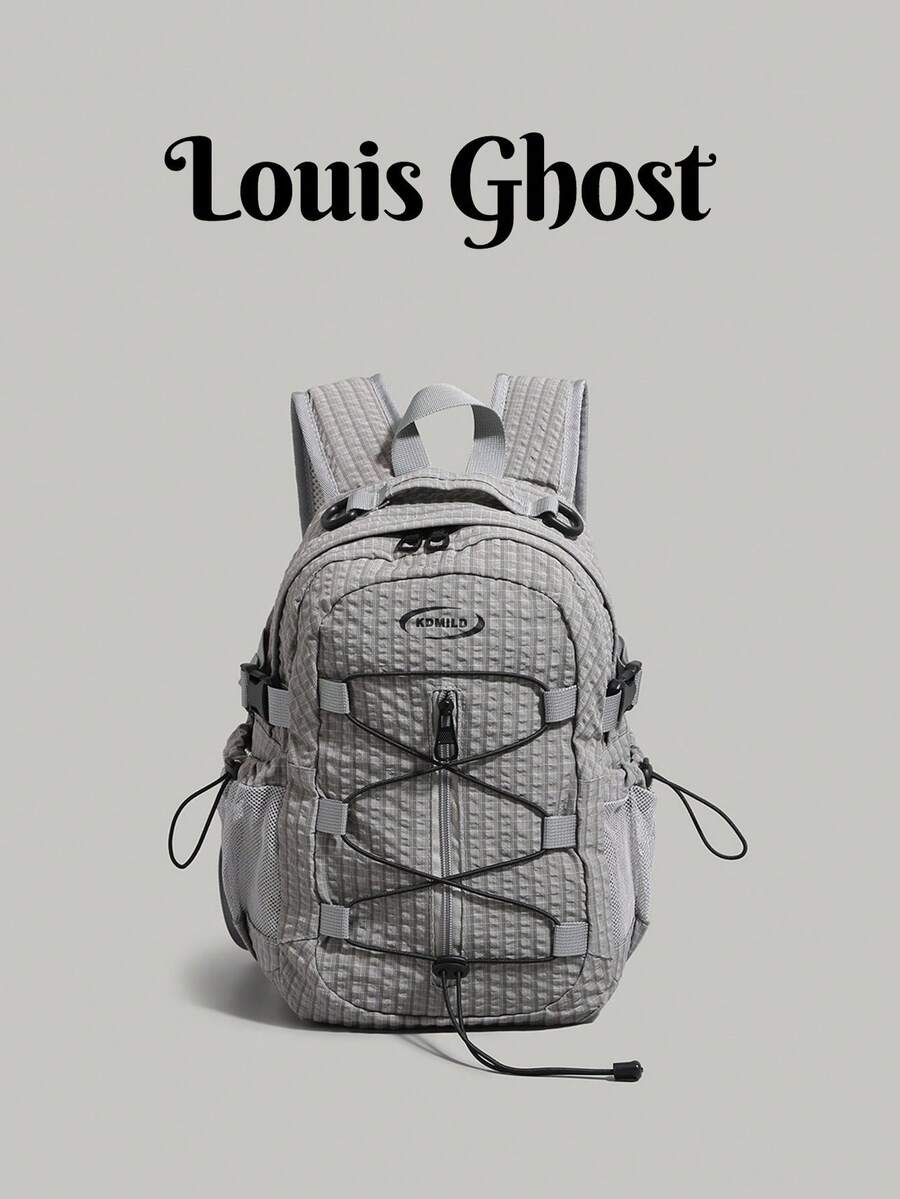 Lightweight Backpack, Perfect Balance Between Urban Commute And Outdoor Hiking, Multi-Pocket Functional Design, Versatile Backpack. Spacious Main Compartment Can Easily Accommodate Laptop And Daily Essentials; Front Equipped With Convenient Zipper Pocket For Storing Phone, Keys And Other Small Items. Whether For Daily Commute, Campus Classes, Weekend Outings Or Short-Distance Hiking, This Backpack Combining Aesthetics And Functionality Can Be Your Reliable Assistant. - Multicolor - View 1