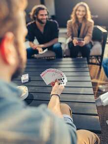 Standard Rider Back Playing Cards For Adult Men Players At Blackjack Euchre Canasta Card Game For Holiday Parties Family Game Nights For Travel Flight Business Camping Outdoor Beach Vacation Back To School Dorm Cruise Travel Essentials - Multicolor - View 6