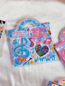Y2K Heart-Shaped Shiny 3D Waterproof Decorative Stickers, Laser PVC DIY Decals For Phone Case Decoration - Multicolor - View 14