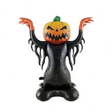 Stand Pumpkin Man Balloons Set Halloween Cat Balloon Skull Pumpkin Head Halloween Decorations Party Supplies Halloween - View 8
