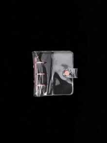 1Pc/10pcs MiniSingle Shell/10Pcs Card Booklet 3 Inch Small Photocard Holder Binder Collect Book Mini PVC Idol Pictures Storage Book Chasing Stars Photo Card Album School Stationery Album Card Loose-Leaf Album Minimalist DIY Album Card Collection - Multicolor - View 14