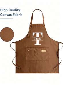 Customizable Name Apron - Durable And Comfortable Unisex Kitchen Workwear, Easy To Care For, Practical Design With Pockets And Adjustable Shoulder Straps, Suitable For Cooking Enthusiasts - Multicolor - View 14