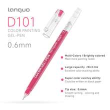 Languo 252/168/99/72/45pcs Colorful Gel Pen Set - Neutral Point (0.6mm), Marker Pen Colorful Set, Needle Pen Ballpoint Pen Fine Line Pen, Perfect For Vibrant Colorful Writing And Sketching, Smooth Writing, Used For Painting, Highlighting, Note-Taking, Making Manuals, Office Use - Multicolor - View 6