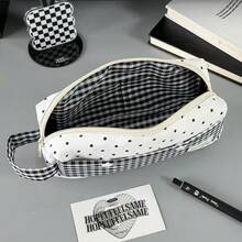 1pc Pencil Pouch, Large Capacity Highly Attractive Portable Stationery Box, Desk Organizer Bag, Multi-Function Pencil Case, Back To School Gift, Student Gift, Suitable For School And Office Use, Personalized Desktop Pencil Bag - Single Piece - View 1