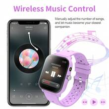 NcmRyu [Smart Watch]Unisex Smart Watch, Comfortable Silicone Strap, Supports Answering Calls, Message Notifications, Music Control, Alarm, 180mAh Battery, 1.83-Inch Full Screen Touchscreen, Compatible With Android And IOS Systems, Sports Style, Suitable For World Cup Party And Gifts For Couples, Elders, Friends, Classmates And Other Holidays - View 6